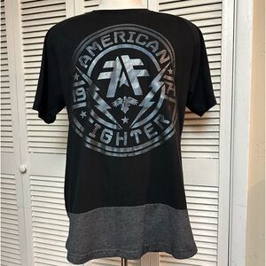 AMERICAN FIGHTER Size XL  Black  Cotton  T Shirt